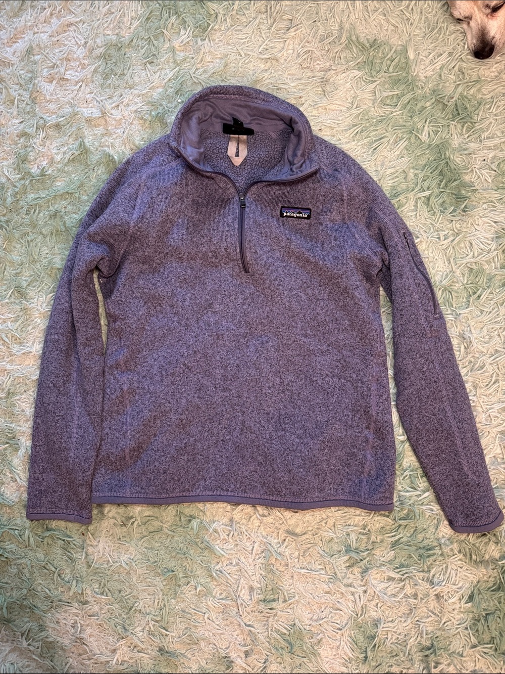 Patagonia Woman’s Lavender Half-Zip Fleece Pullover